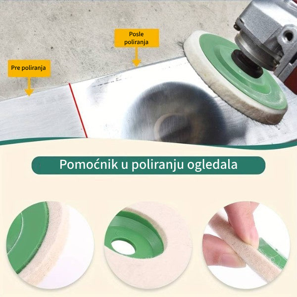 Disk za poliranje od filca (3 komada u setu)