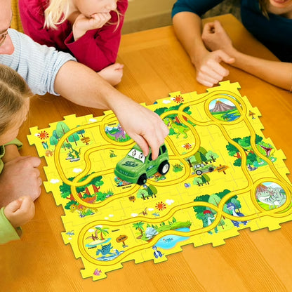 Puzzle Set Staza Za Automobile