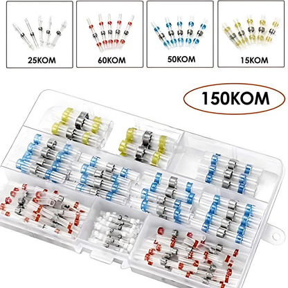 Termoskupljajući Konektori set (150 Kom)