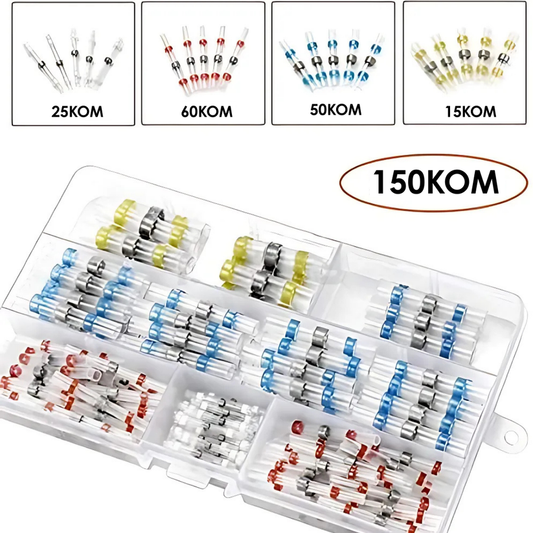Termoskupljajući Konektori set (150 Kom)