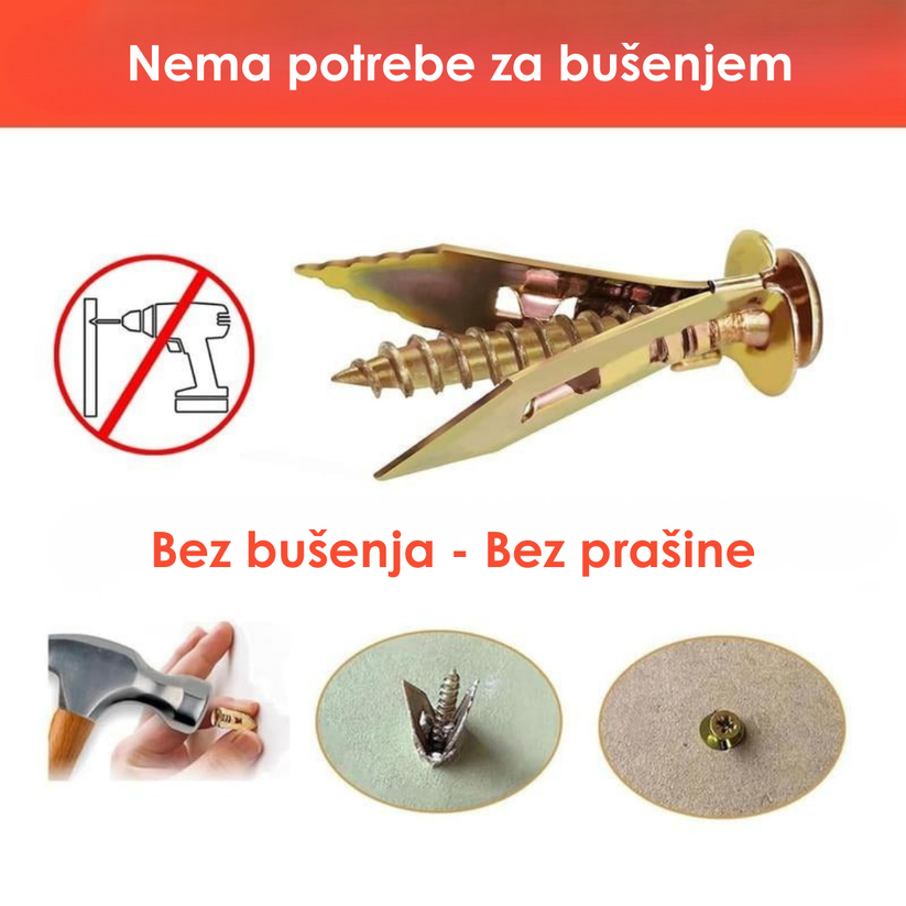 Komplet ankera sa zavrtnjima (set od 50 kom)