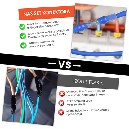 Termoskupljajući Konektori set (150 Kom)
