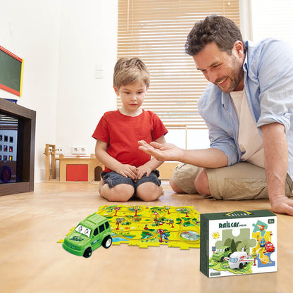 Puzzle Set Staza Za Automobile