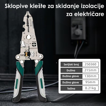 Profesionalna Višenamjenska Kliješta za Električare