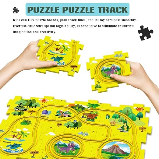 Puzzle Set Staza Za Automobile