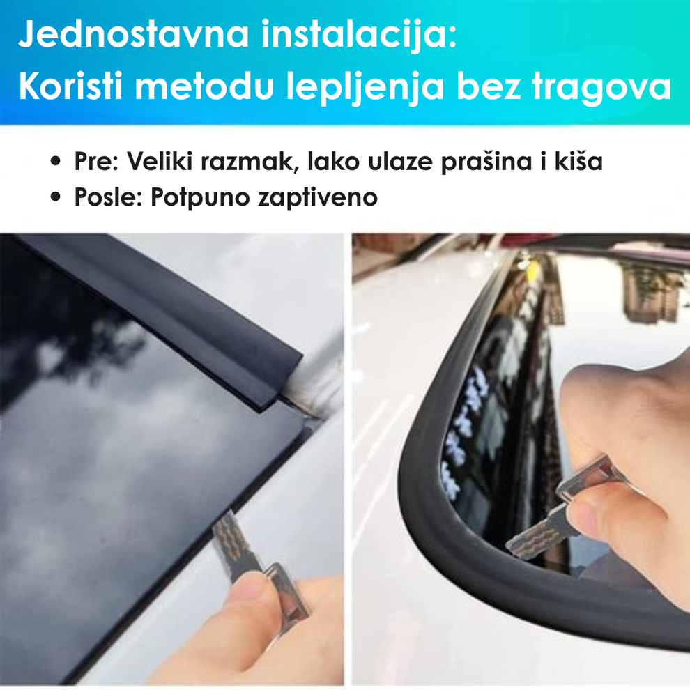 Traka za zapitivanje stakla automobila 3 metra