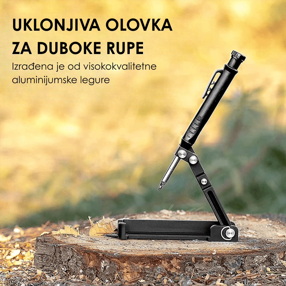 Multifunkcionalni alat za građevinsku olovku