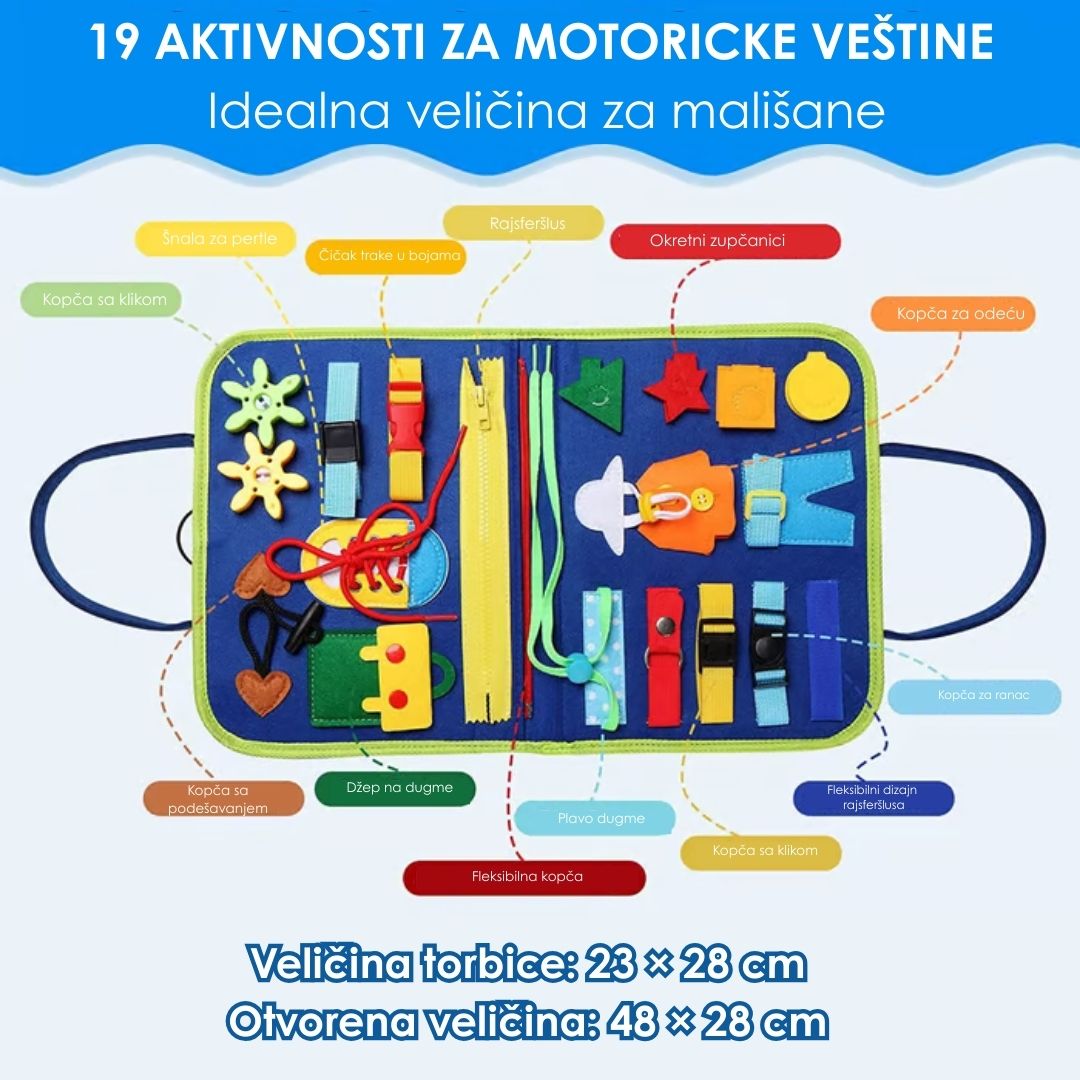 EduBag Kids – Montesori torbica za učenje i igru