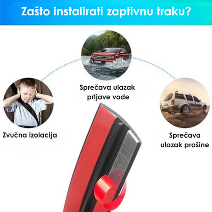 Traka za zapitivanje stakla automobila 3 metra