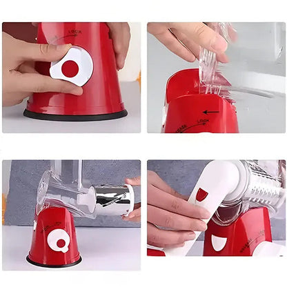 CUTERO 3-u-1 Profesionalni Rezač, Rende i Sjeckalica za Kuhinju