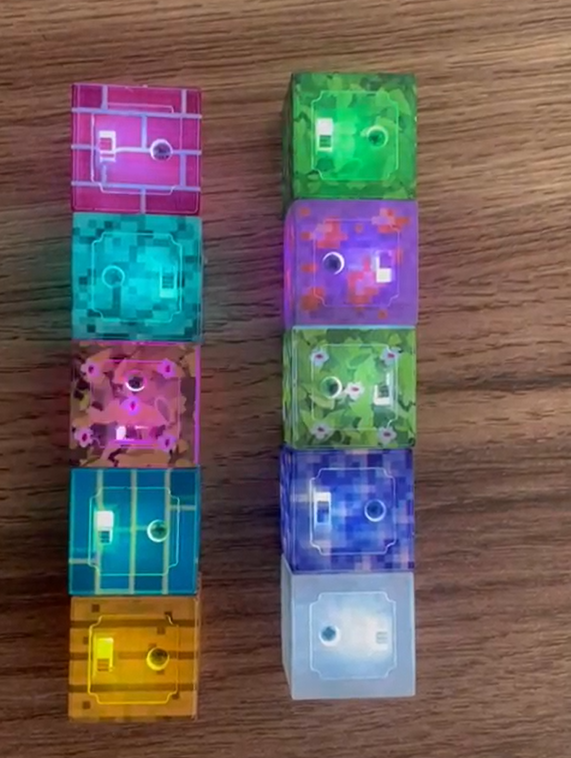 Minecraft magnetne kocke sa 10 ili 20 svijetlećih kockica