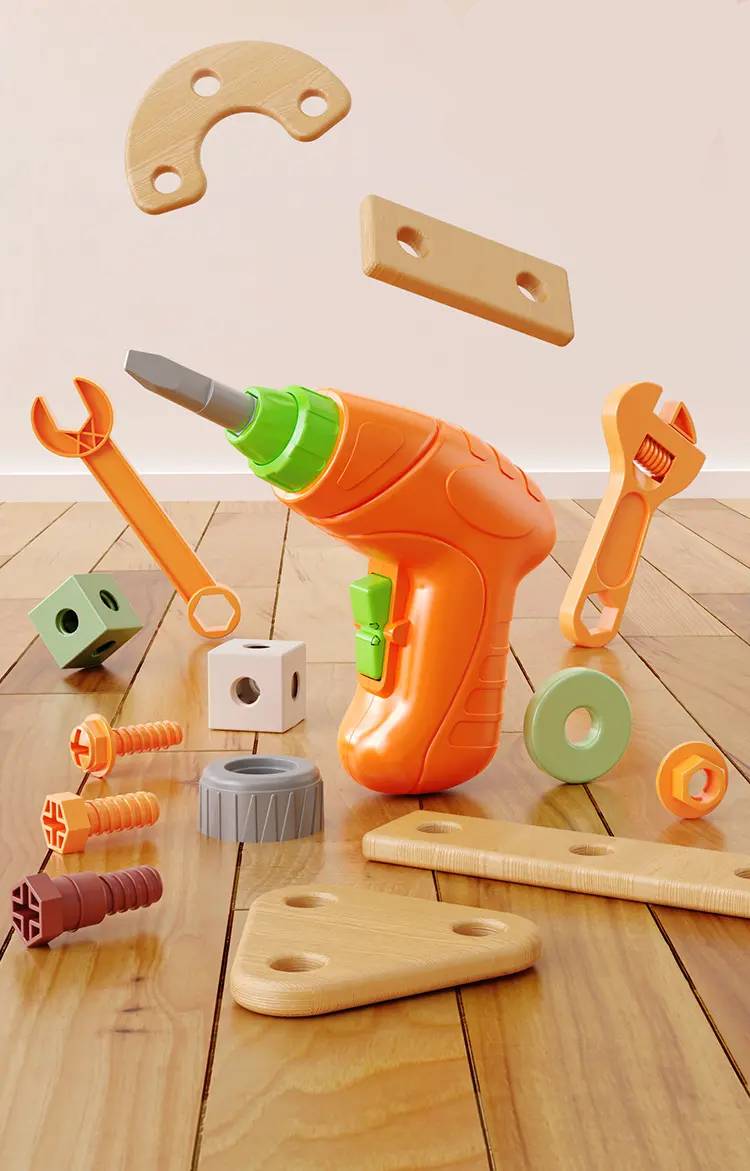 Konstrukcijski set za djecu – 144 Dijela