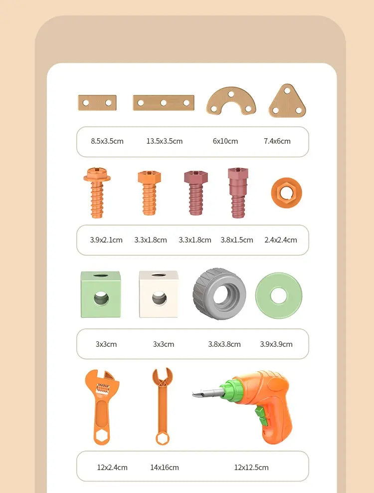 Konstrukcijski set za djecu – 144 Dijela