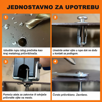 GripFix Zakivne Matice (30Kom)