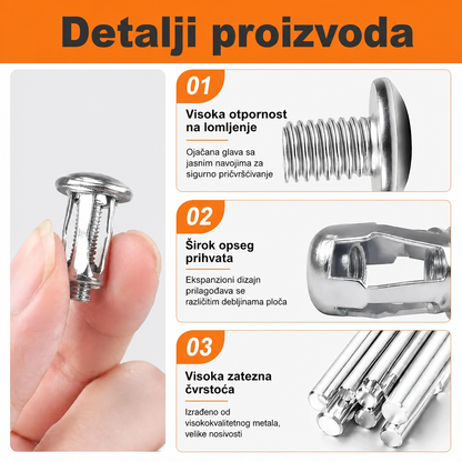 GripFix Zakivne Matice (30Kom)